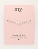 My Jewellery Bracelet chain pearl heart MJ11098
