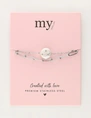 My Jewellery Bracelet chain pearl studs MJ11053