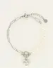 My Jewellery Bracelet chain pearls heart charm MJ09246