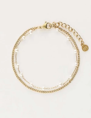 My Jewellery Bracelet chain & pearls MJ10153