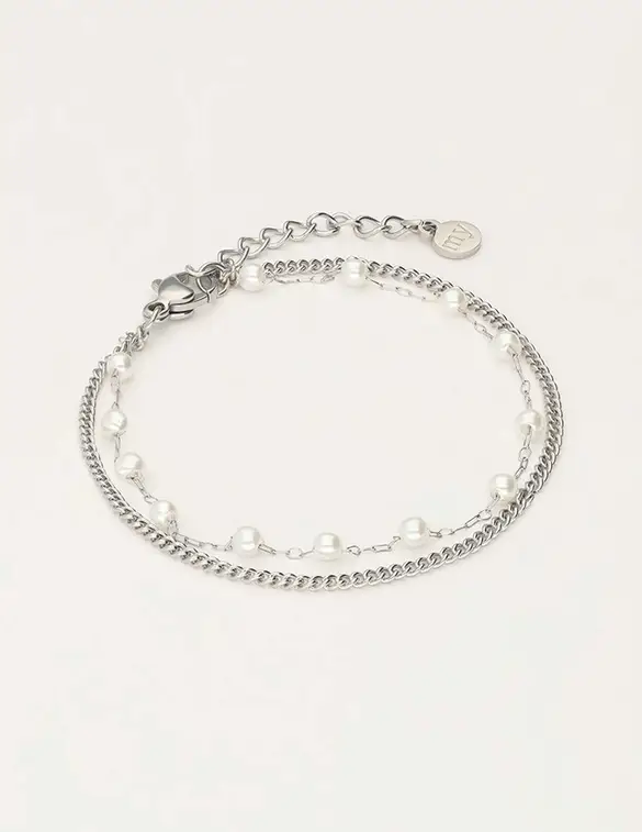 My Jewellery Bracelet chain & pearls MJ10153