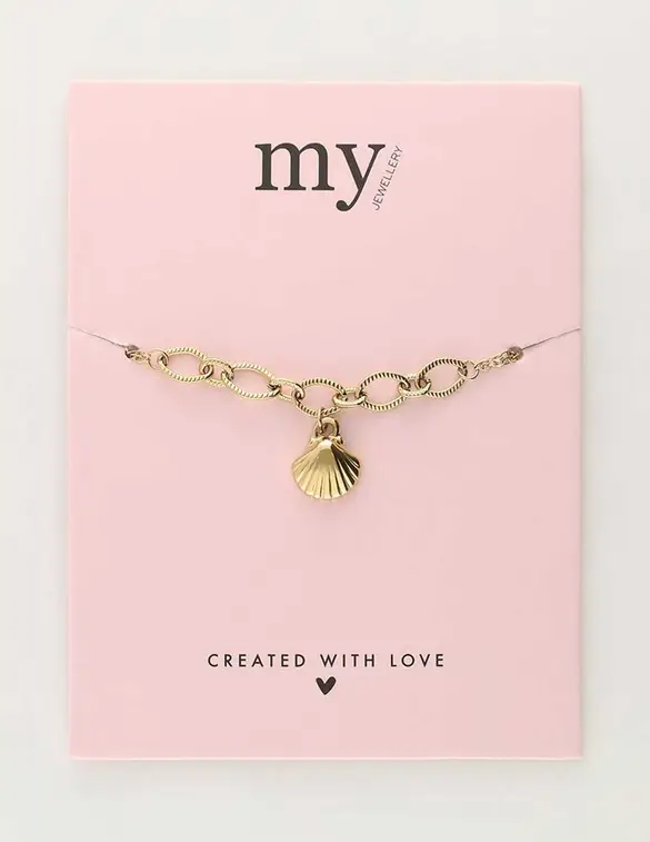 My Jewellery Bracelet chain & shell MJ10155