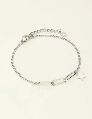 My Jewellery Bracelet chain star coin MJ09361
