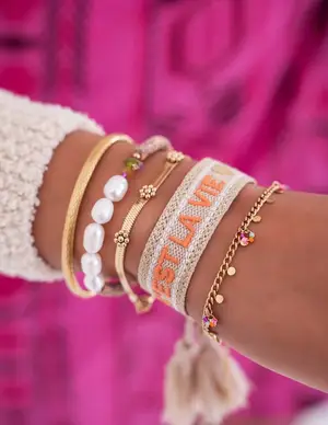 My Jewellery Bracelet chain with stones MJ08187