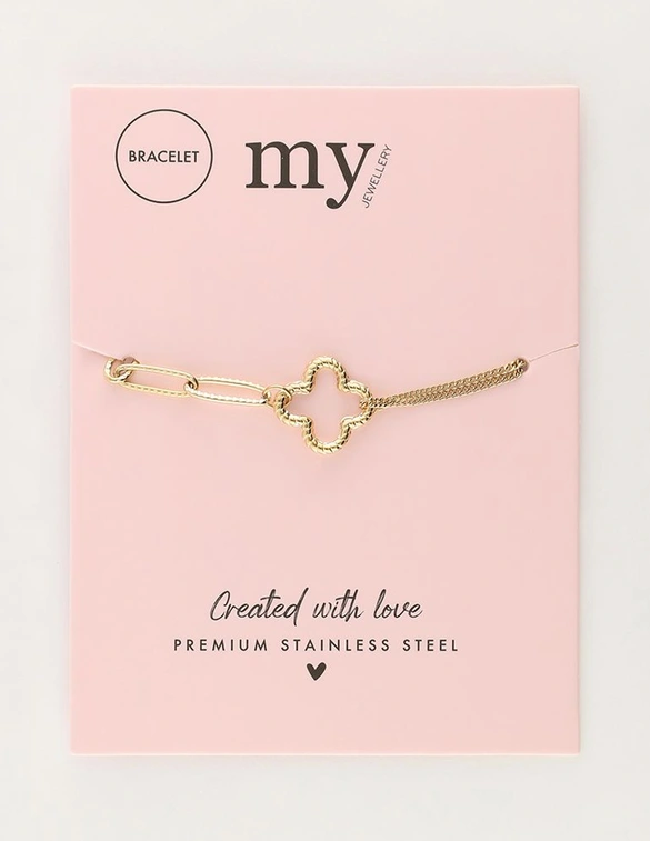 My Jewellery Bracelet chains clover MJ11041