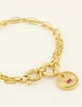 My Jewellery Bracelet chains coin stones MJ08665