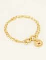 My Jewellery Bracelet chains coin stones MJ08665