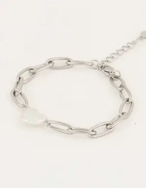 My Jewellery Bracelet chains pearl heart MJ06022