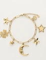 My Jewellery Bracelet charm moon clover star MJ11954