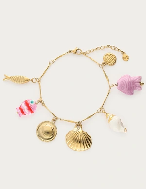 My Jewellery Bracelet charms fish & shell MJ13026