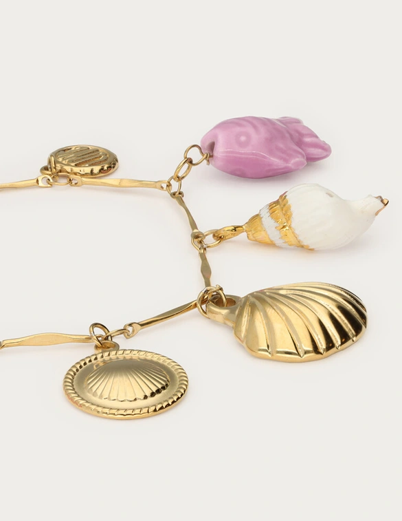 My Jewellery Bracelet charms fish & shell MJ13026