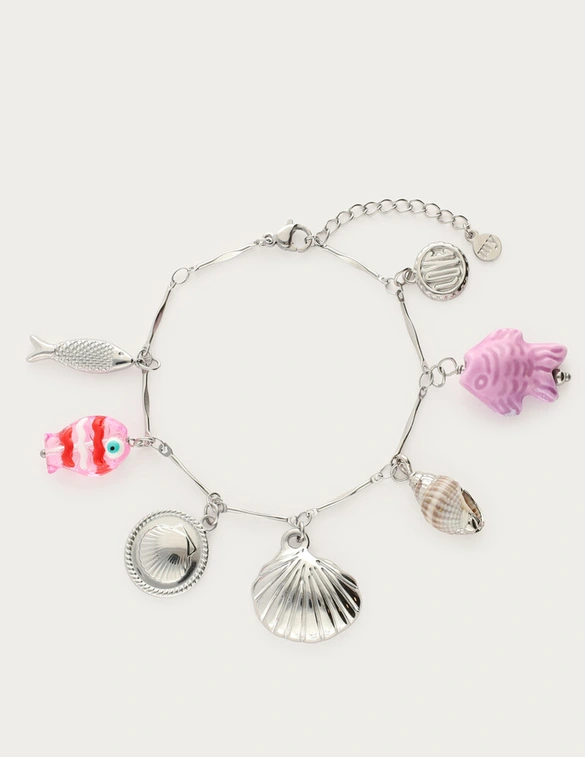 My Jewellery Bracelet charms fish & shell MJ13026