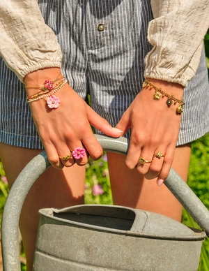 My Jewellery Bracelet clover pink agate MJ13772