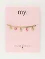 My Jewellery Bracelet coins beads MJ10259