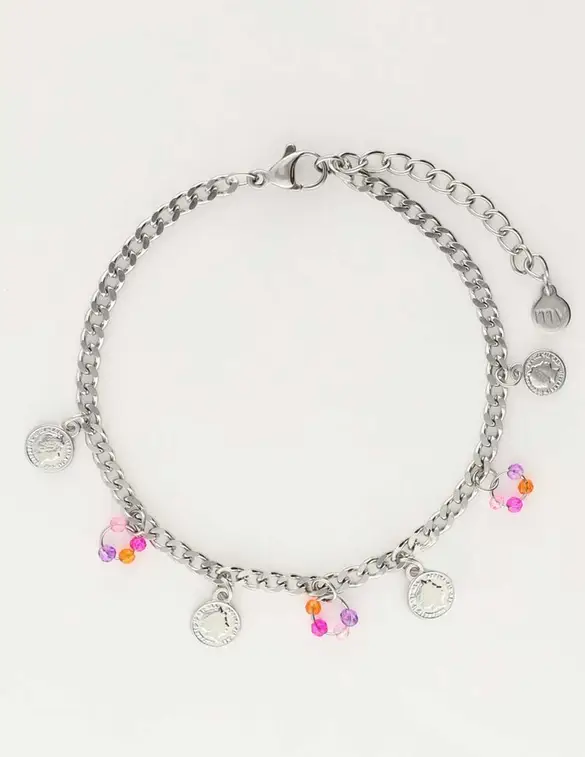 My Jewellery Bracelet coins beads MJ10259