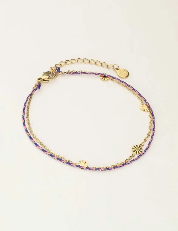 My Jewellery Bracelet cord double layer MJ10262