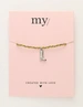 My Jewellery Bracelet cord green boot MJ12210