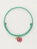 My Jewellery Bracelet cord green smiley MJ10200