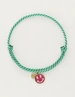 My Jewellery Bracelet cord green smiley MJ10200
