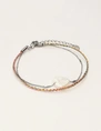 My Jewellery Bracelet cord heart pearl MJ11630