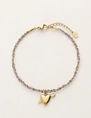 My Jewellery Bracelet cord lilac heart arrow MJ12209