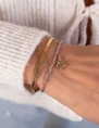My Jewellery Bracelet cord lilac heart arrow MJ12209