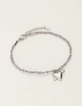 My Jewellery Bracelet cord lilac heart arrow MJ12209