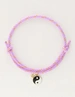 My Jewellery Bracelet cord lilac yinyang MJ10202