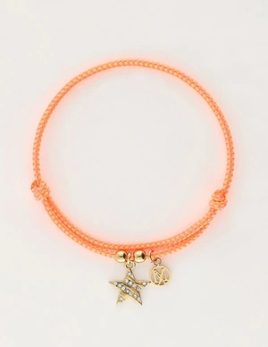 My Jewellery Bracelet cord orange star MJ10199