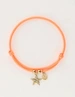 My Jewellery Bracelet cord orange star MJ10199