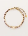 My Jewellery Bracelet cord pearl dubble MJ11628