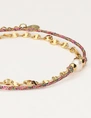 My Jewellery Bracelet cord pearl dubble MJ11628