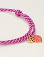 My Jewellery Bracelet cord purple heart MJ10203