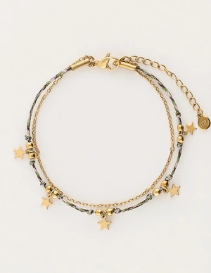 My Jewellery Bracelet cord stars MJ11057