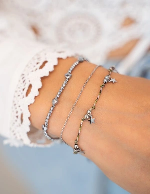 My Jewellery Bracelet cord stars MJ11057