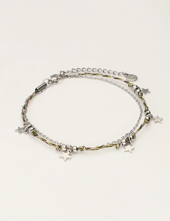 My Jewellery Bracelet cord stars MJ11057