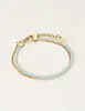 My Jewellery Bracelet double cord and chain MJ09721