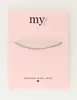 My Jewellery Bracelet double cord and chain MJ09721
