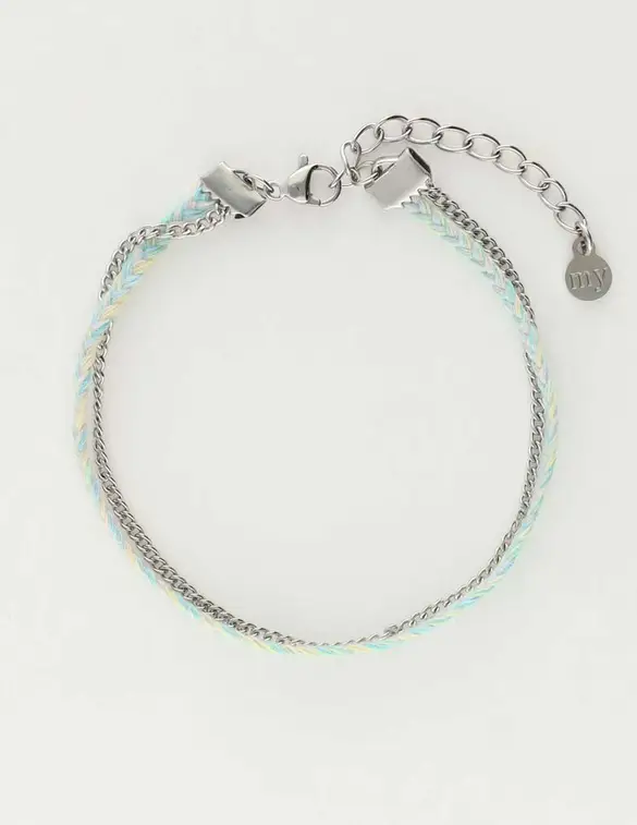My Jewellery Bracelet double cord and chain MJ09721