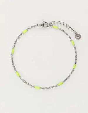 My Jewellery Bracelet fine chain emaille lime MJ09662