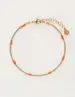 My Jewellery Bracelet fine chain emaille orange MJ09663