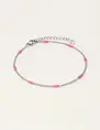 My Jewellery Bracelet fine chain emaille pink MJ09664