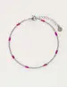 My Jewellery Bracelet fine chain emaille purple MJ09665