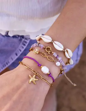 My Jewellery Bracelet fine chain starfish MJ09651