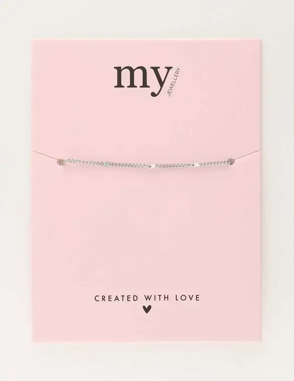 My Jewellery Bracelet flat dot chain MJ10399