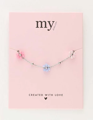 My Jewellery Bracelet flowers pastel MJ10054