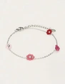 My Jewellery Bracelet flowers pink red MJ12214