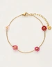 My Jewellery Bracelet flowers pink red MJ12214