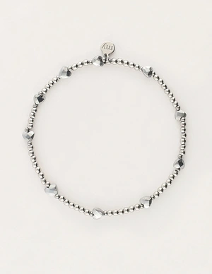 My Jewellery Bracelet gold beads hearts MJ11055