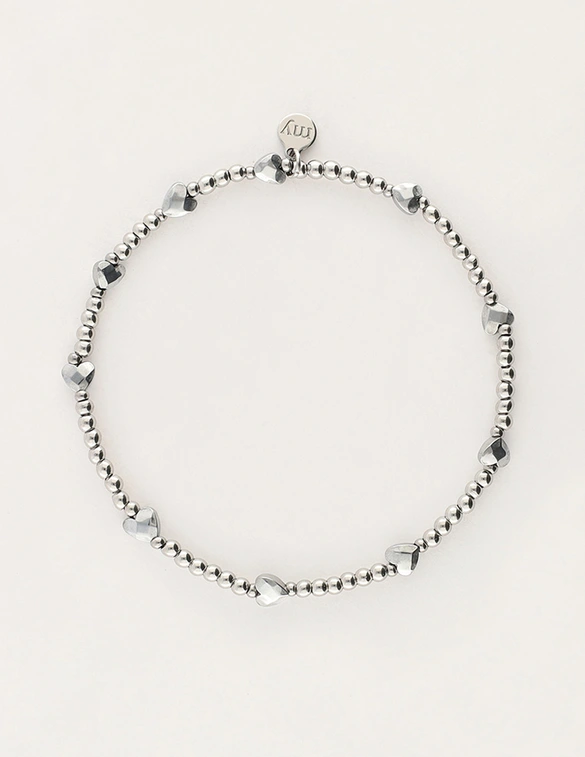My Jewellery Bracelet gold beads hearts MJ11055